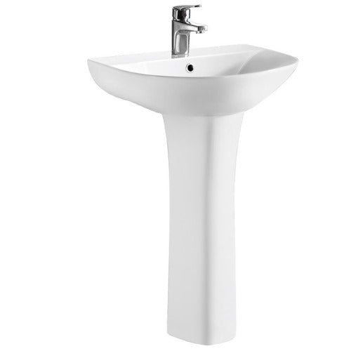 Round 550mm Sink And Pedestal