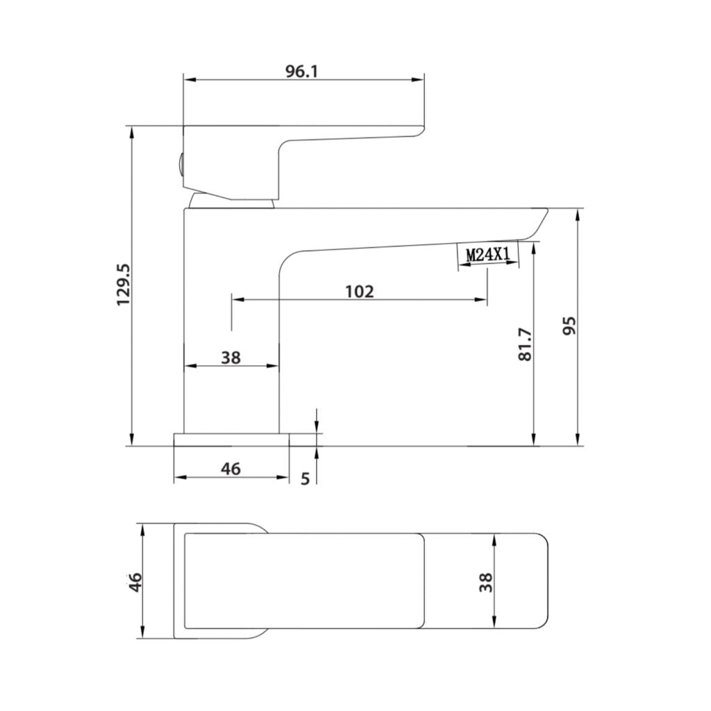 Enzo Basin Mixer