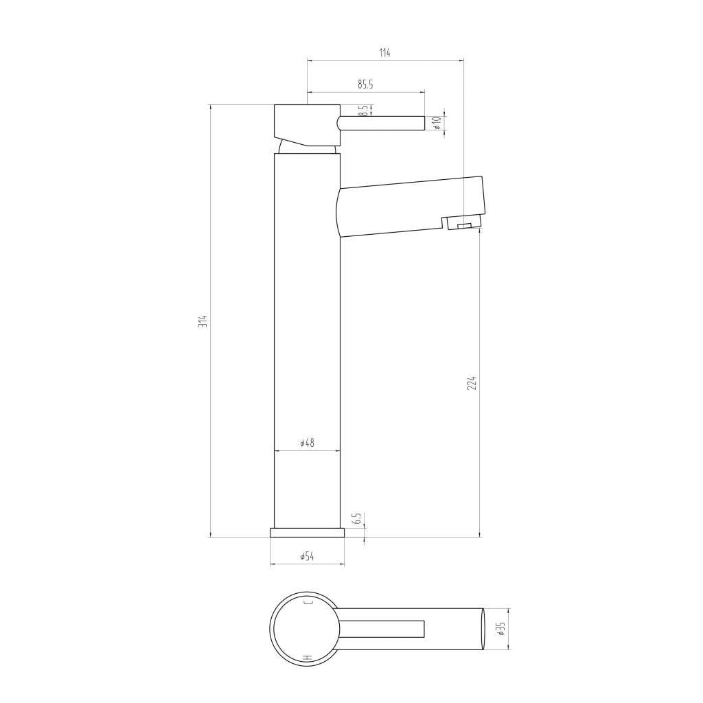 Presley Tall Basin Mixer