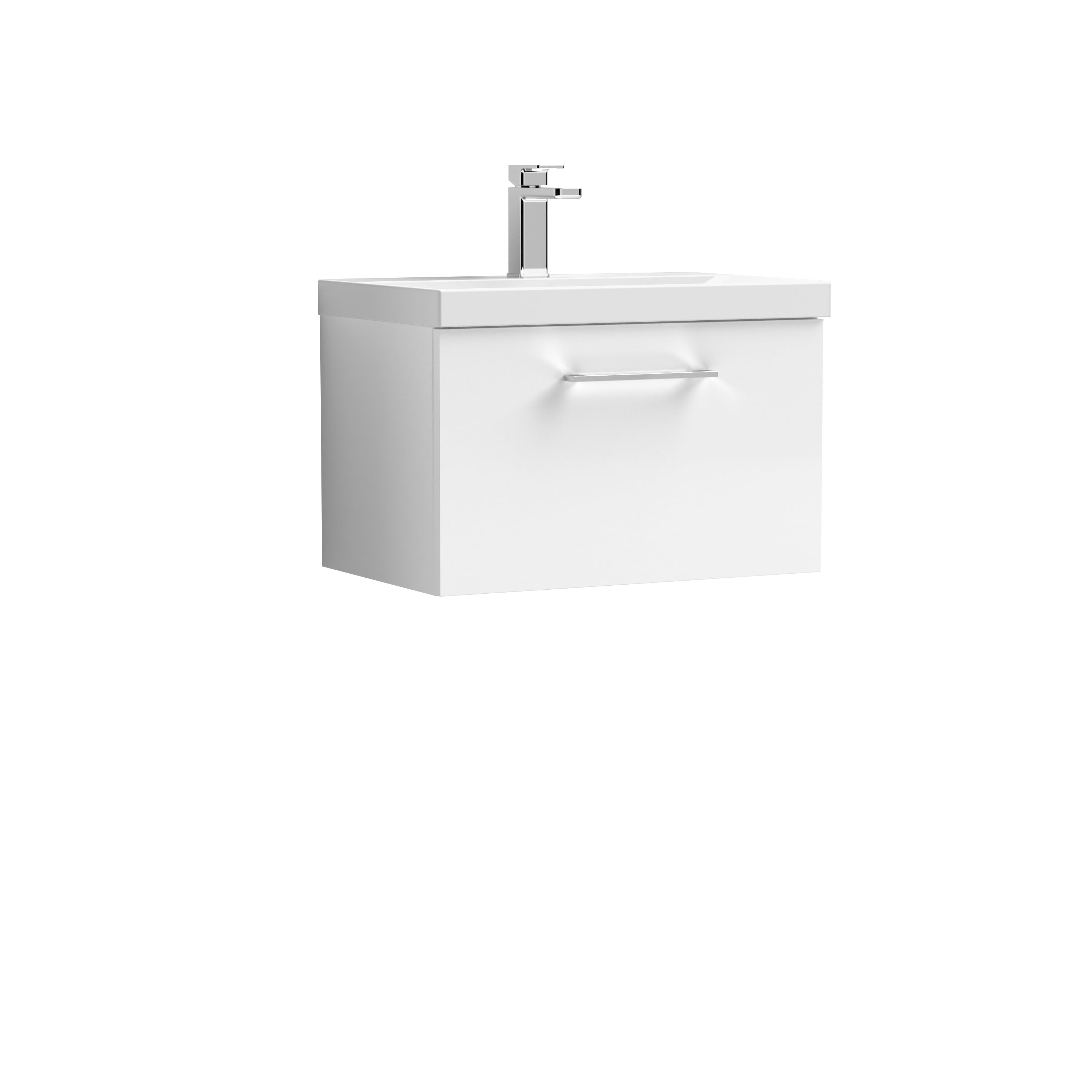 Reina 800mm Wall Hung 1-Drawer Vanity