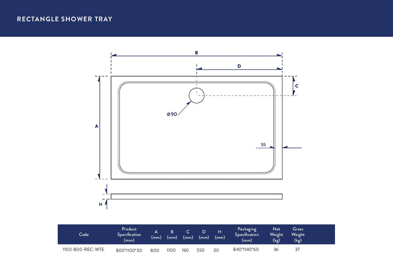 1100X800 Tray