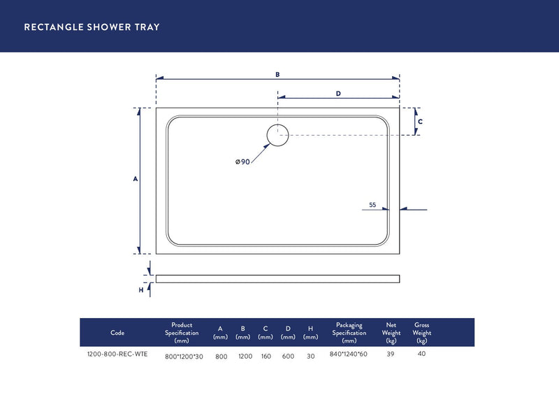 1200X800 Tray