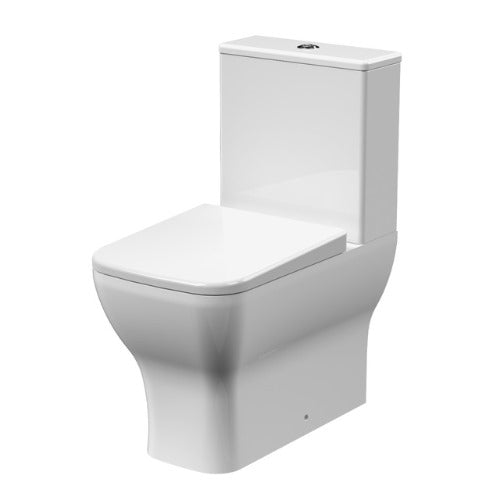 Square Rimless Close Coupled  Pan