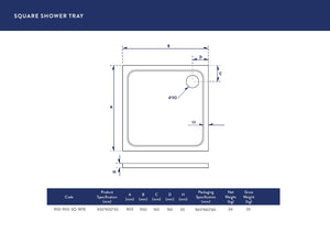 900X900 Shower