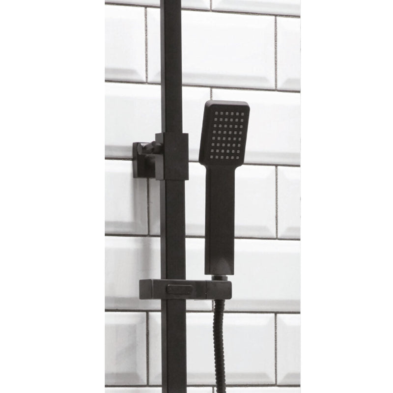 Hilton black Square Mixer Shower