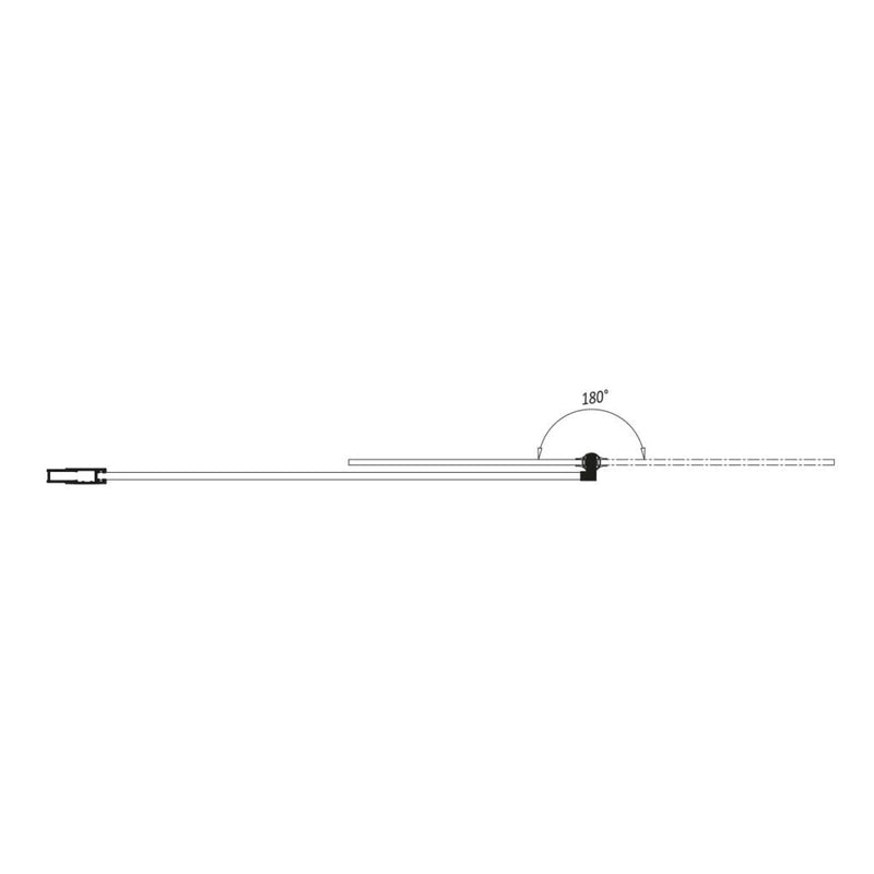 800 Pivot Door Black