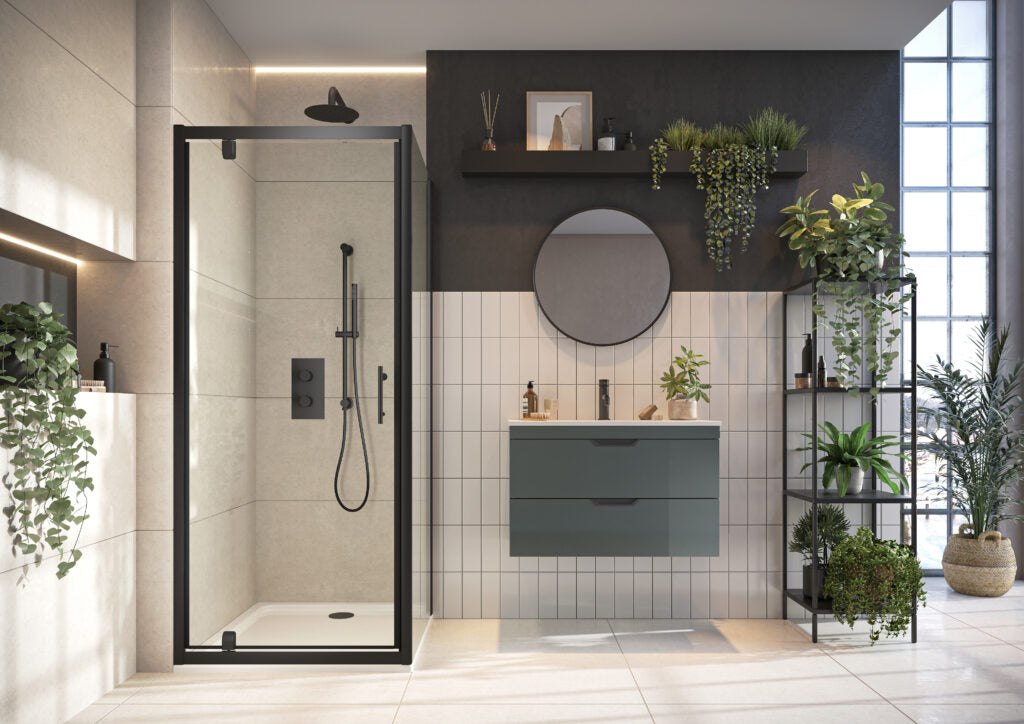900 Pivot Door Black