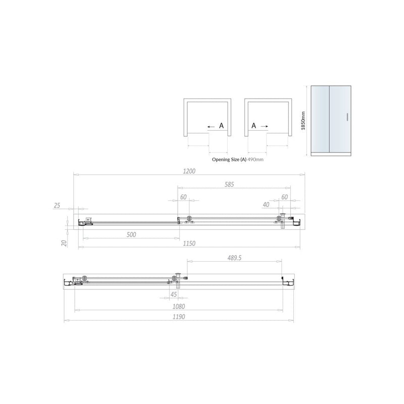 1200 Sliding         Door